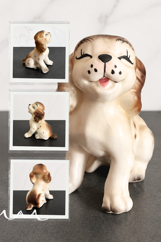 Emily | Vintage Japanese Ceramic "Smiling Dog"
