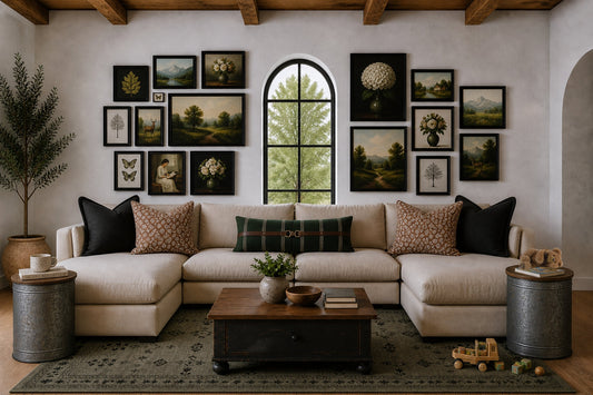 Refined and designed for real life — a family-friendly living room by The Interior Continuum