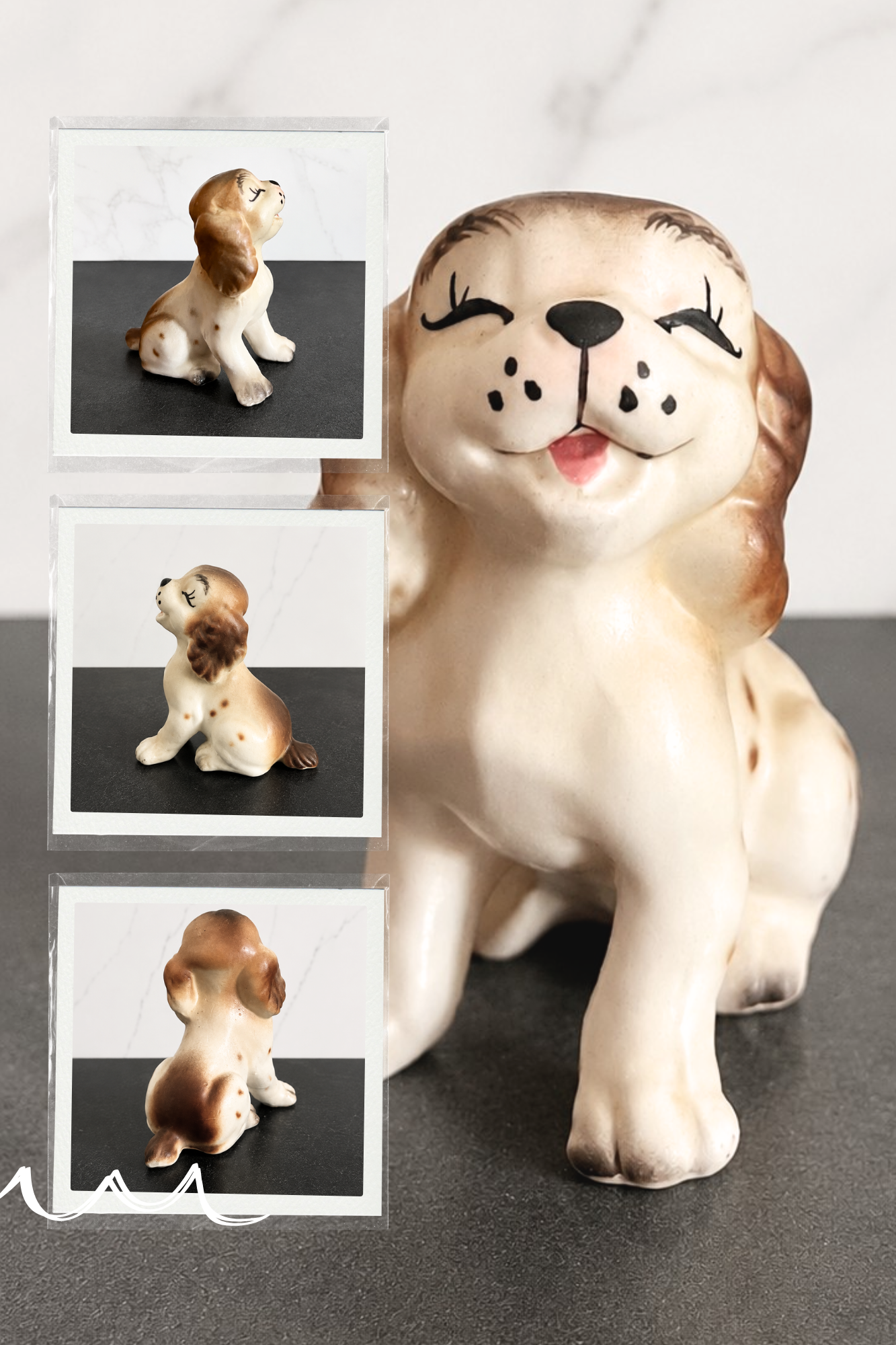 Emily | Vintage Japanese Ceramic "Smiling Dog"