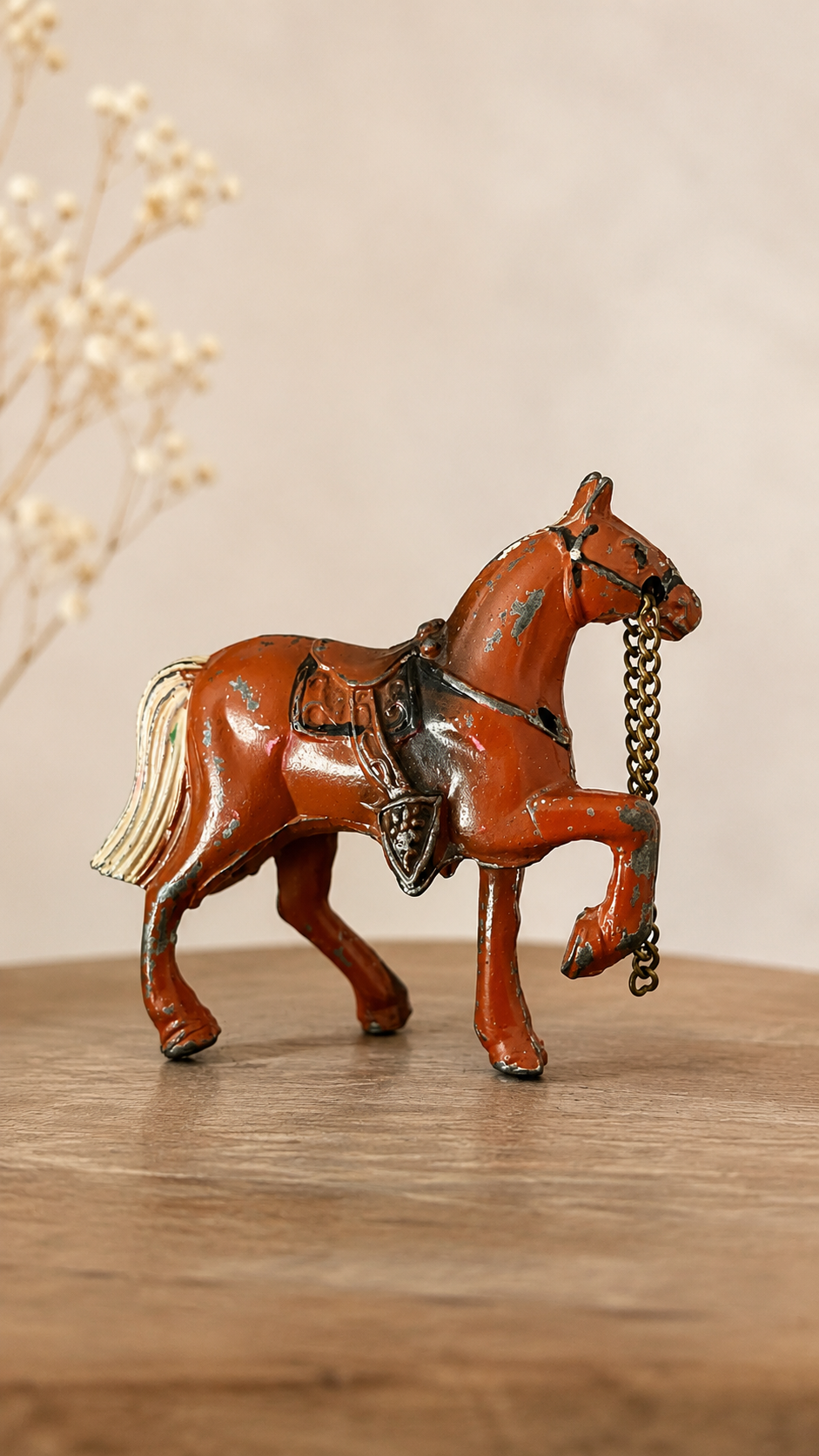 Deputy Sonny Beau & Rusty | Vintage Cowboy Whistle & Cast Iron Horse