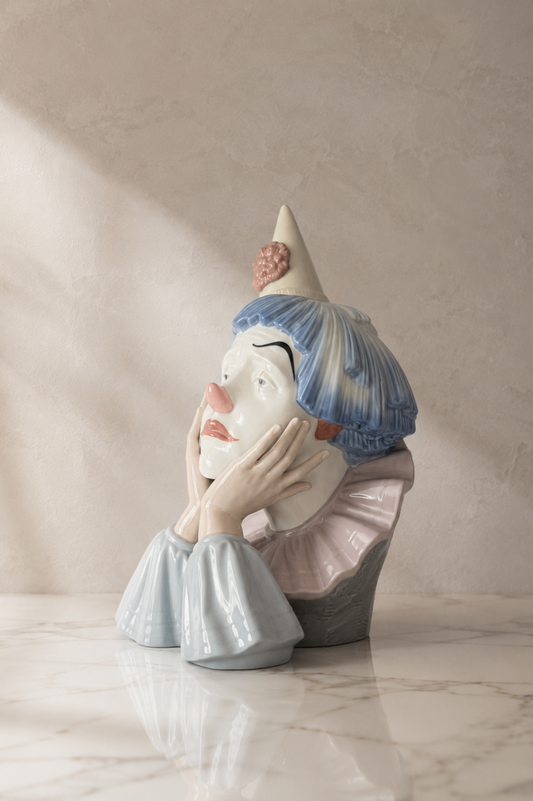 Alouette | Large Vintage Porcelain Bust