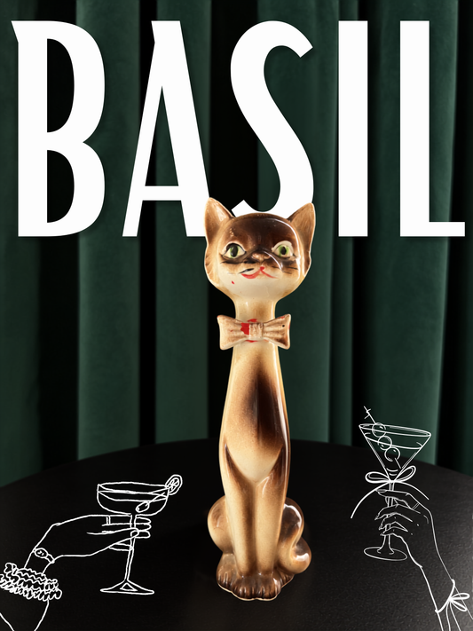 Basil | Vintage Ceramic Cat