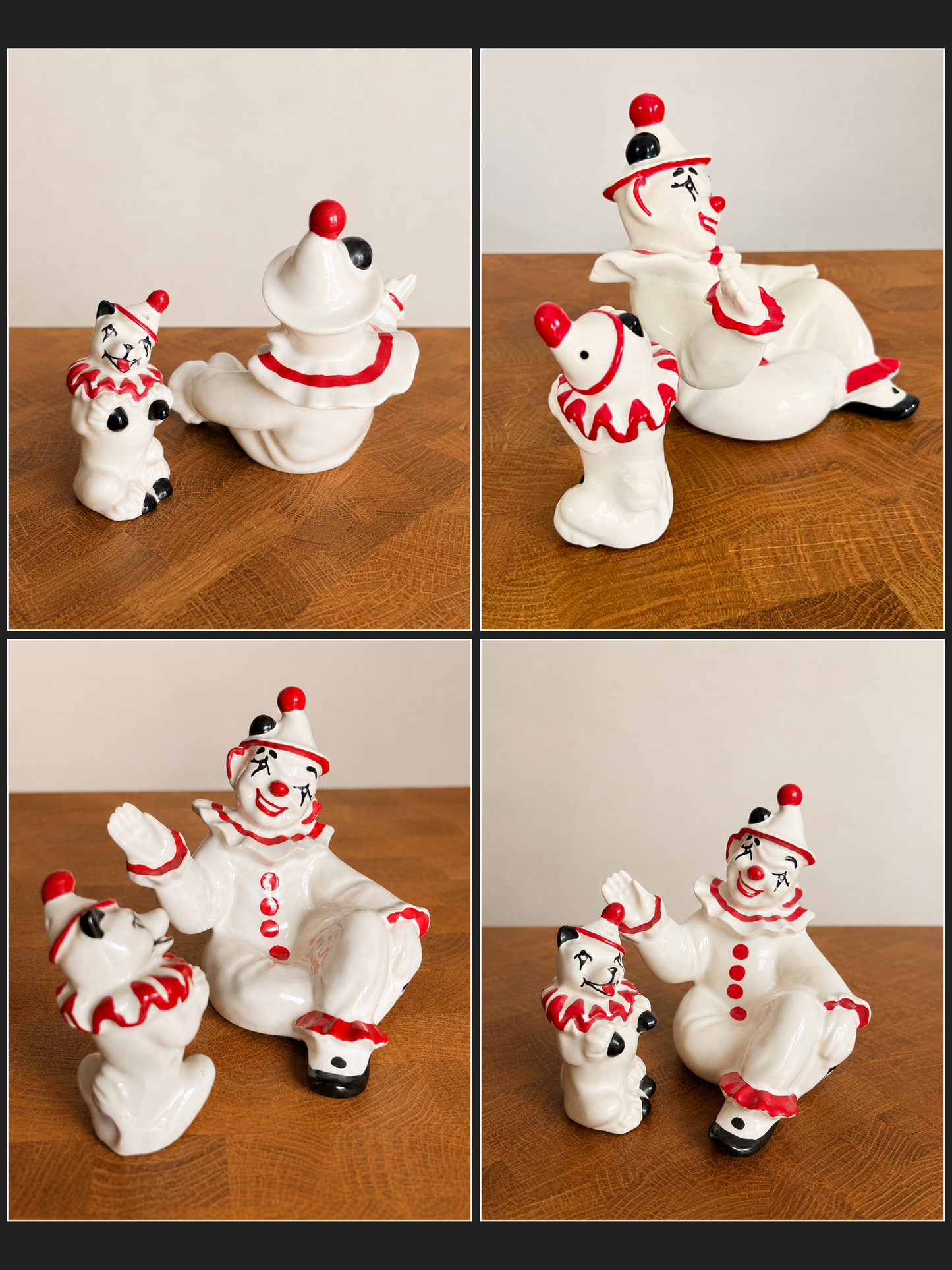 Marcel & Pip | Vintage Ceramic Clown Duo