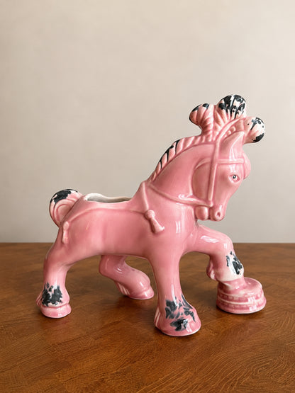 Odette | Vintage Ceramic Horse Planter/Vase