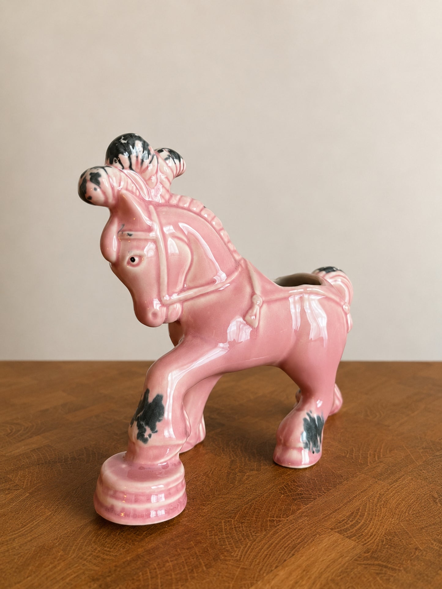 Odette | Vintage Ceramic Horse Planter/Vase