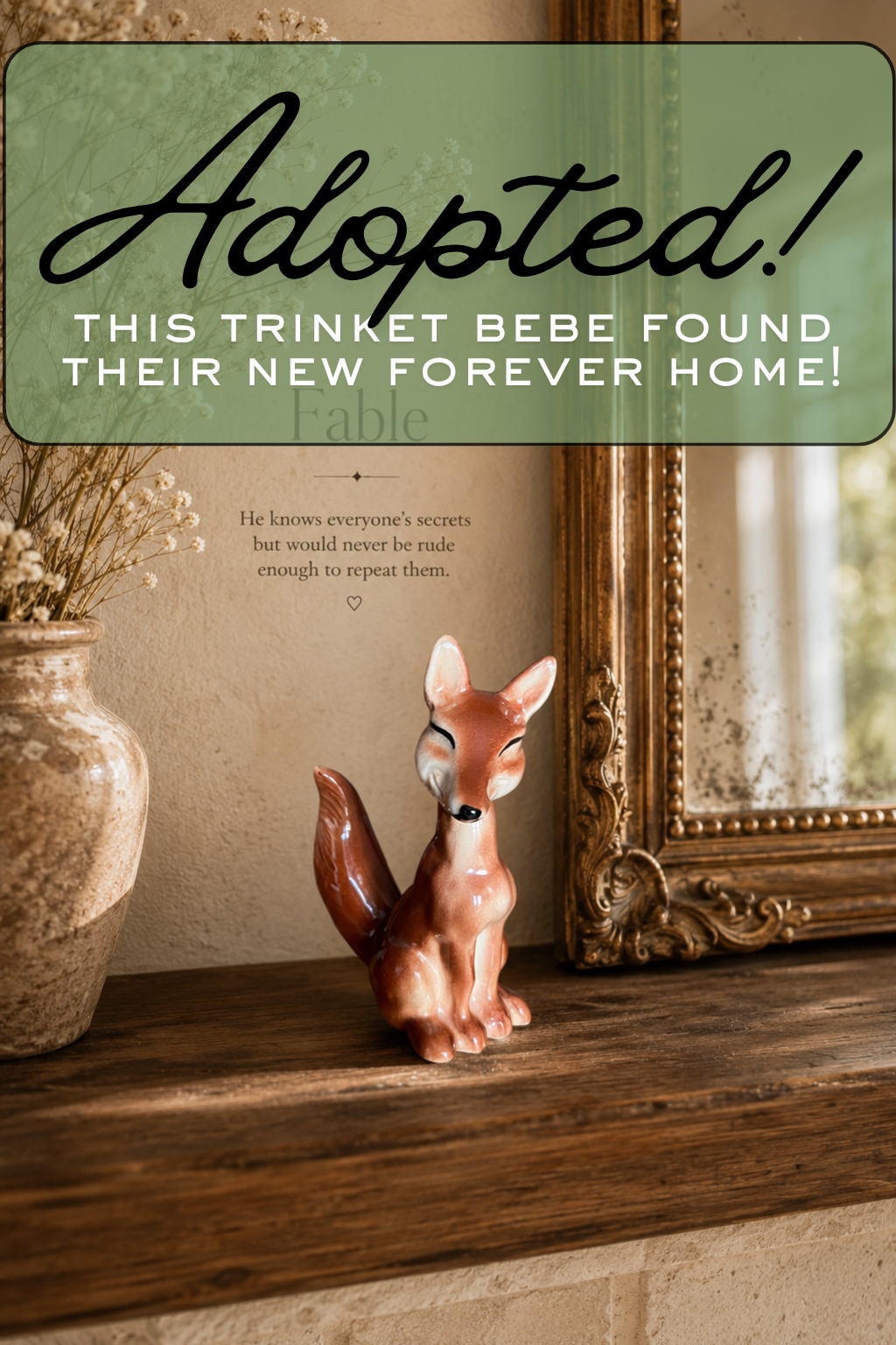 Fable | Vintage Ceramic Fox
