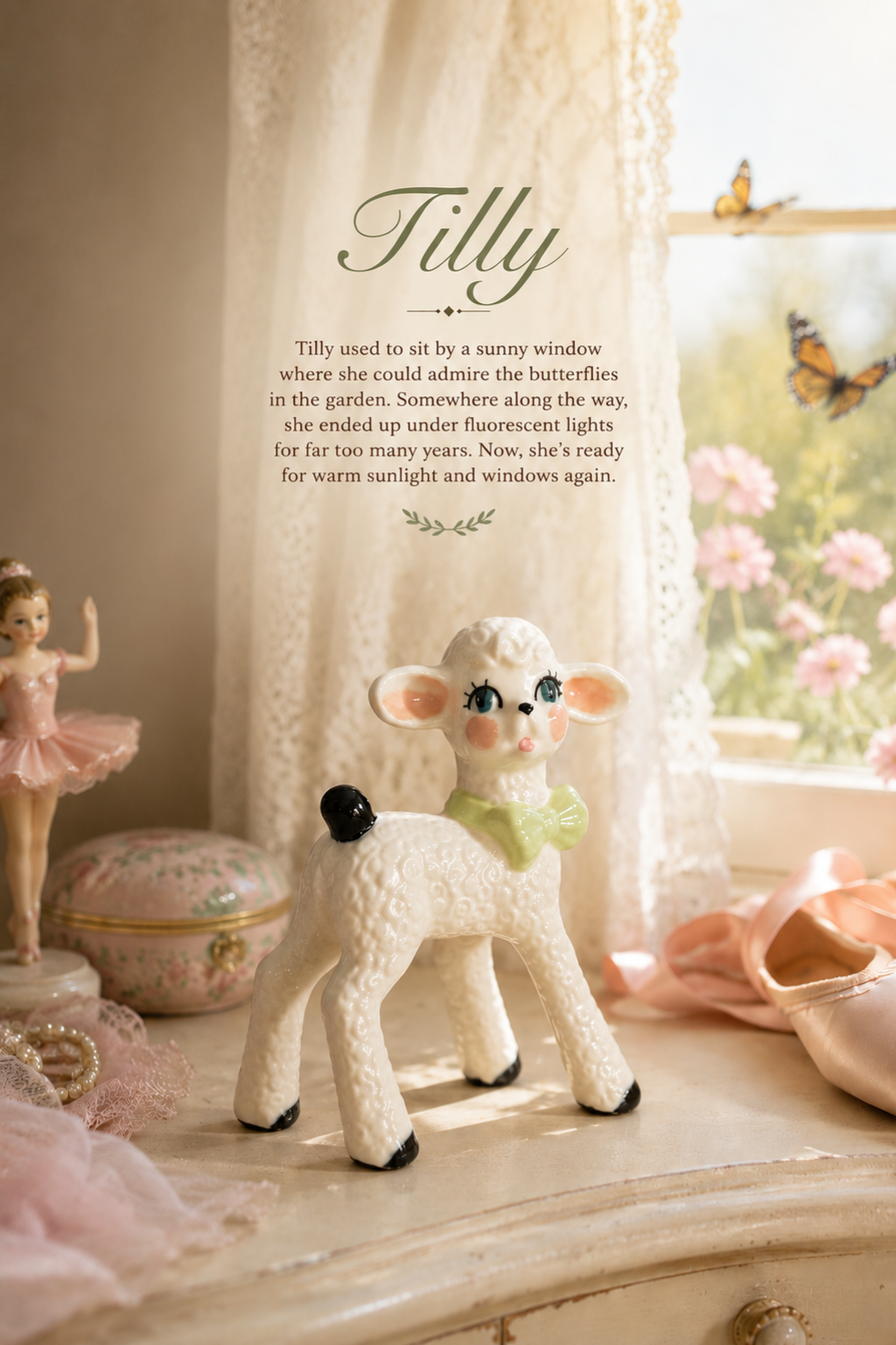 Tilly | Vintage Japanese Ceramic Lamb