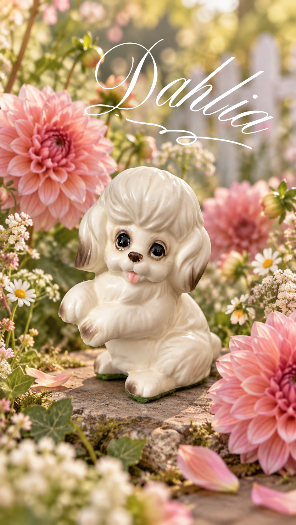 Dahlia | Vintage Josef Original Ceramic Dog